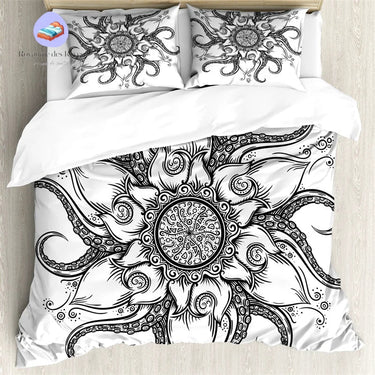 Housse de Couette Pirate Tache Noir